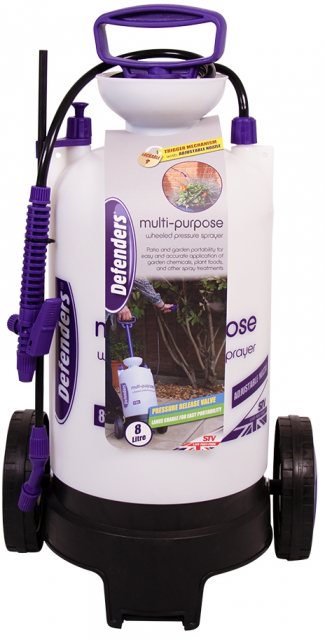 Defender Defenders Multi-Purpose Wheeled Pressure Sprayer 8L