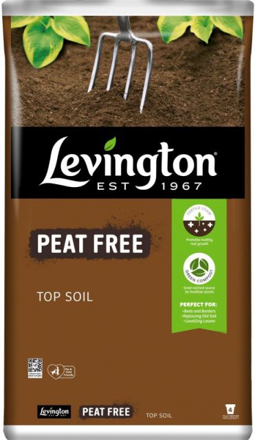 MIRACLE Levington Peat Free Top Soil 30L