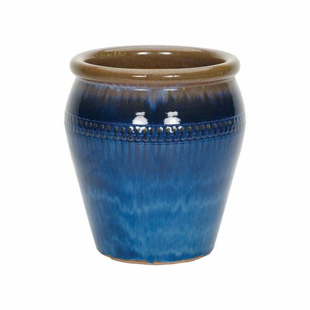 Apta Balmoral Blue Jar Pot