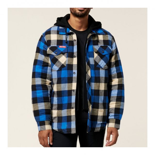 Hard Yakka Hard Yakka Flannel Shacket Blue