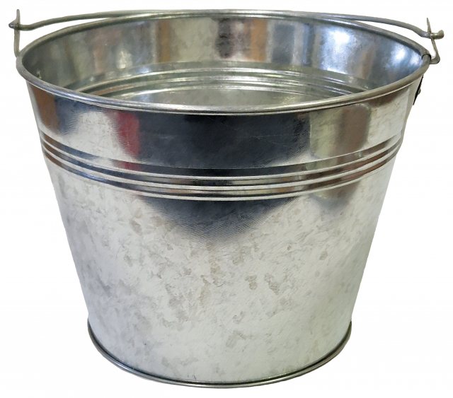 Brushware Brushware Galvanised Round Bucket 9L