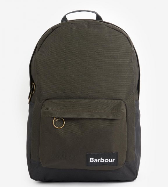 Barbour Barbour Highfield Canvas Backpack Navy/Olive