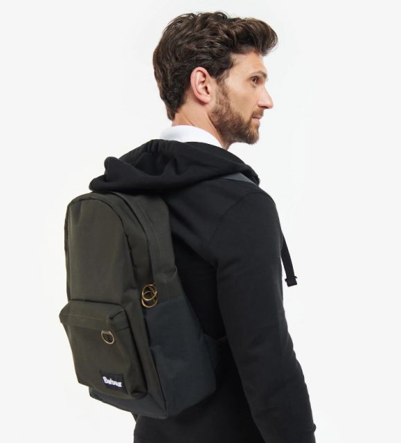 Barbour Highfield Canvas Backpack Navy Olive Bags Purses