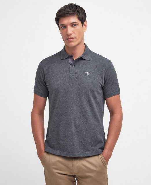 Barbour Barbour Pique Tartan Polo Slate