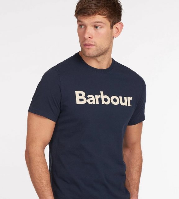 Barbour Barbour Logo T-Shirt Navy