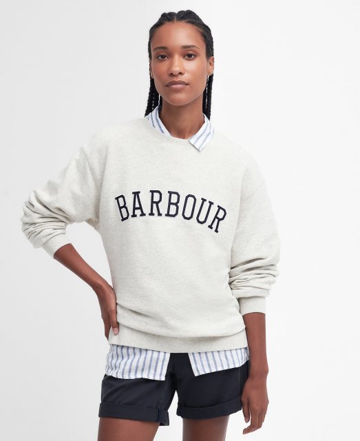 Barbour Barbour Northumberland Sweatshirt White/Navy