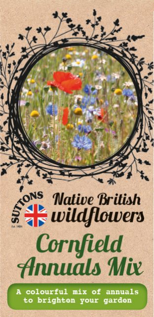 SUTTONS Suttons Wildflower Cornfield Annuals Mix Seeds