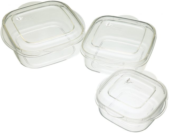 KITCHENC Kitchen Craft Microwave Casserole Set 3 Piece