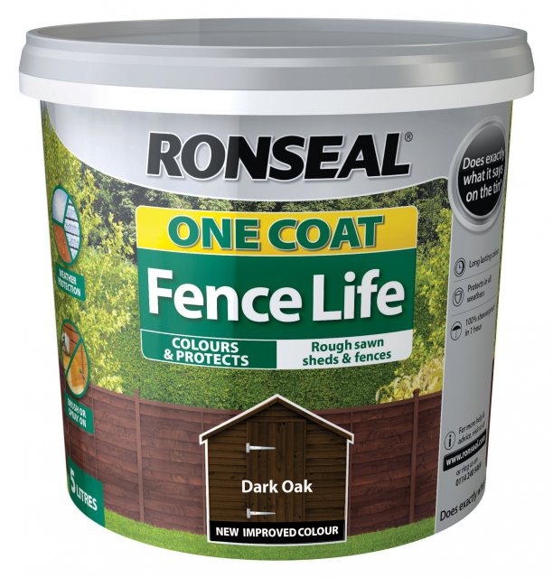 Ronseal Ronseal 1 Coat Fence Life 5L