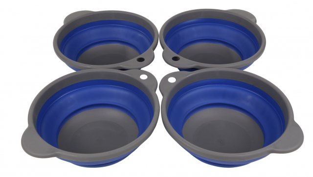 Regatta Regatta Folding Bowls Set Of 4 Blue
