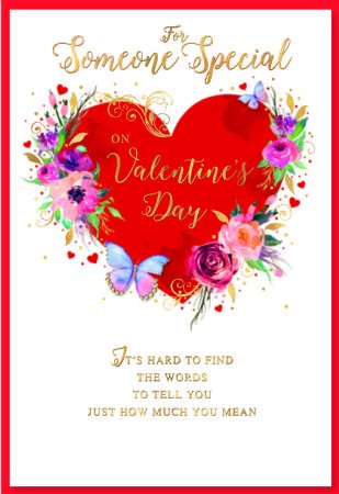 Simon Elvin Valentine's Card Someone Special