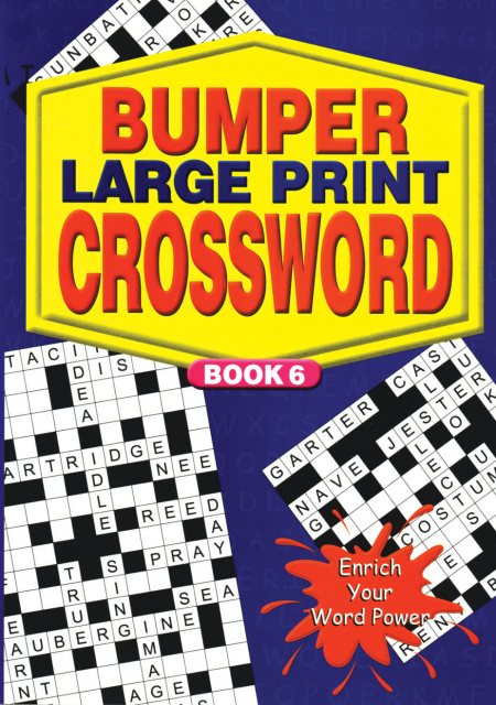 JADE A4 Bumper Crossword Puzzle Book