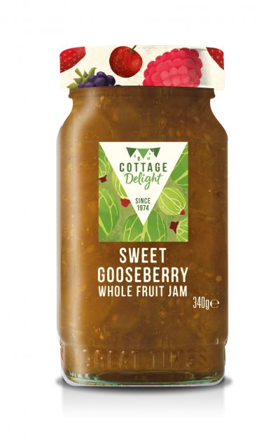 Cottage Delight Cottage Delight Whole Fruit Gooseberry Jam 340g