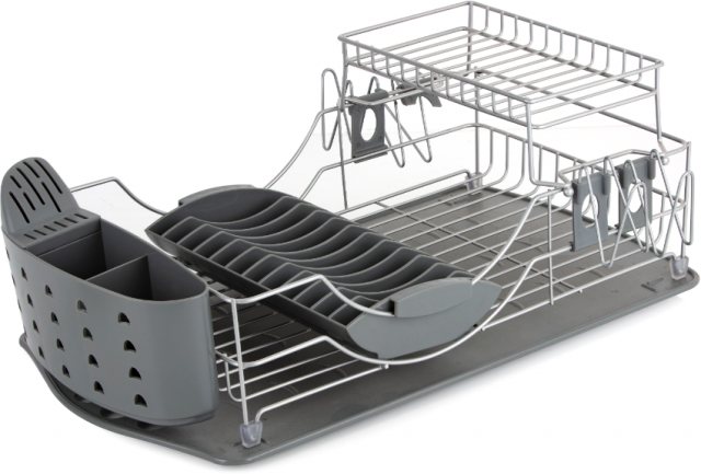 RKW Tower Compact 2 Tier Dishrack With Cutlery Holder