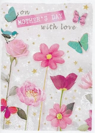 Carson Higham Mother's Day Card Pink Floral