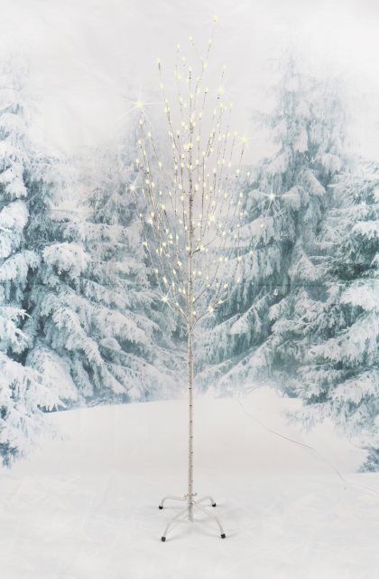 Birch Angel Light Up Tree 1.8m 180L