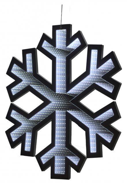 Infinity Light Snowflake With Base 40cm