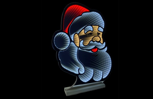 Infinity Light Santa With Base 60cm