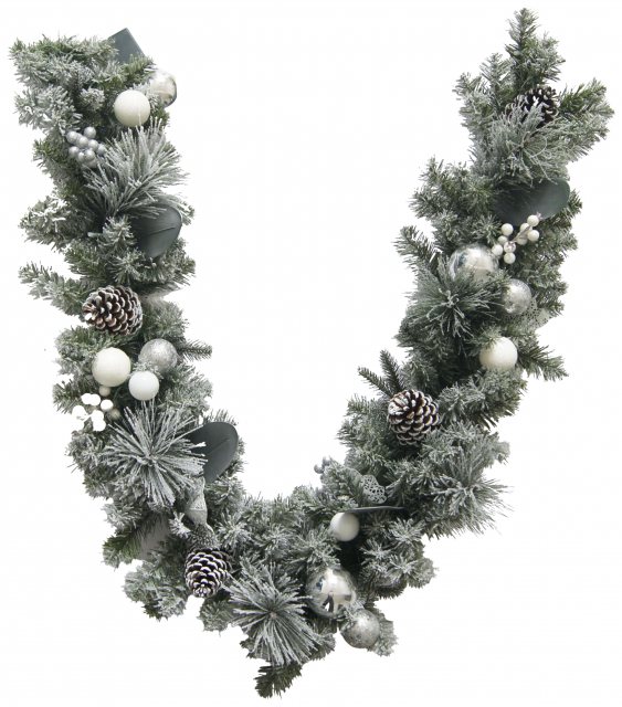 Arctic Elegance Garland 180cm