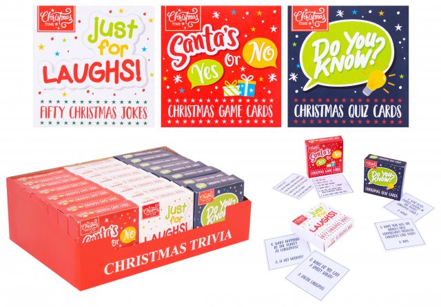 Christmas Triva Quiz Cards