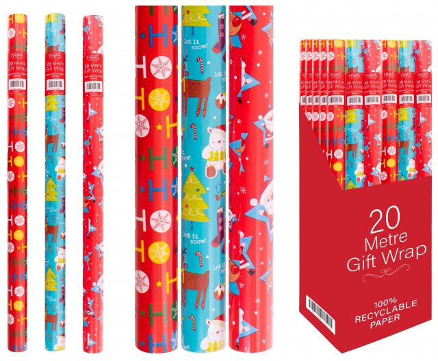 Christmas Wrapping Paper 20m
