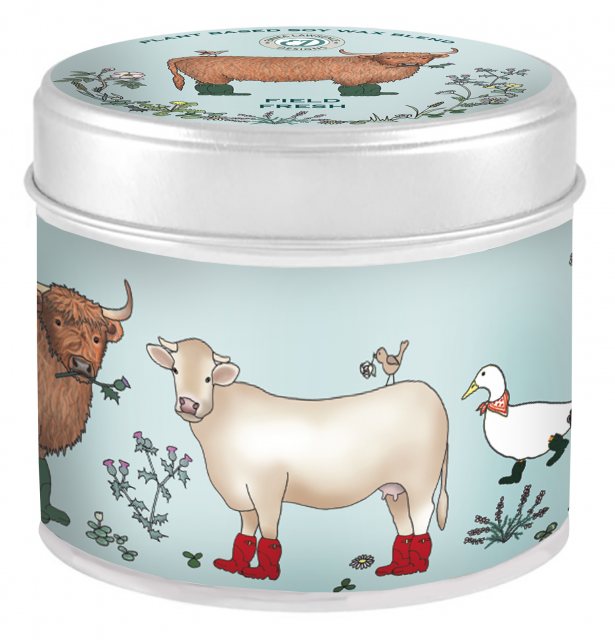 The County Candle Co Emma Lawrence Field Fresh Candle Tin
