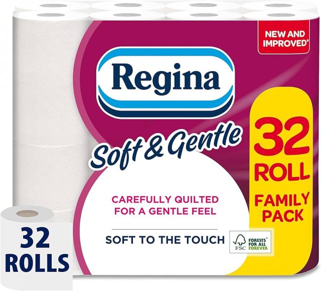 Regina Soft & Gentle Toilet Roll 32 Pack