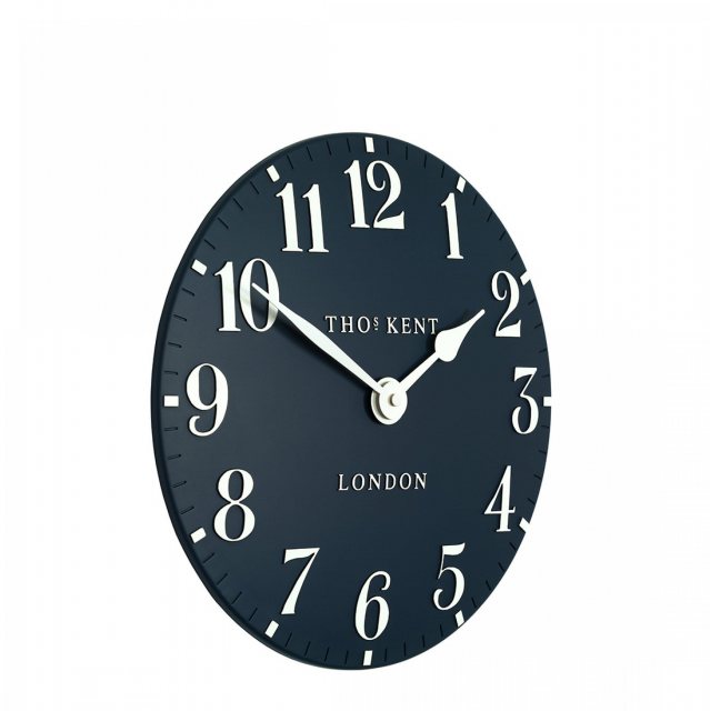Thomas Kent Arabic Wall Clock Ink 12"
