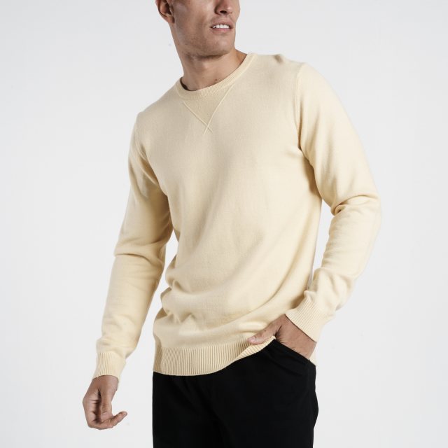 Carabou Carabou Crew Neck Jumper Lemon