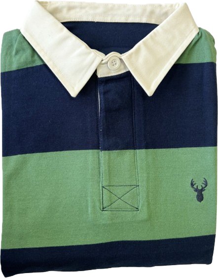 Carabou Carabou Rugby Shirt Green/Navy