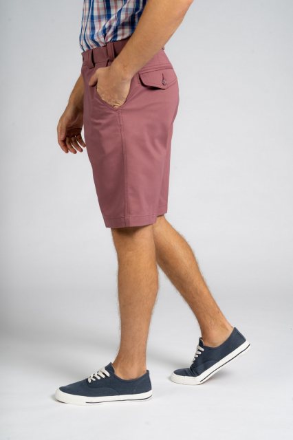 Carabou Carabou Cotton Self Adjustable Chino Short Soft Mulberry