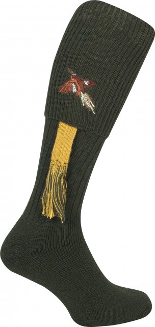 Bisley Workwear Bisley Pheasant Stockings Green Size 6-11