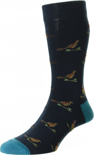 Bisley Workwear Bisley Pheasant Sock Navy Size 6-11