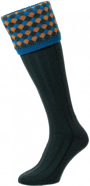 Bisley Workwear Bisley Hadleigh Diamond Sock Green Size 6-11