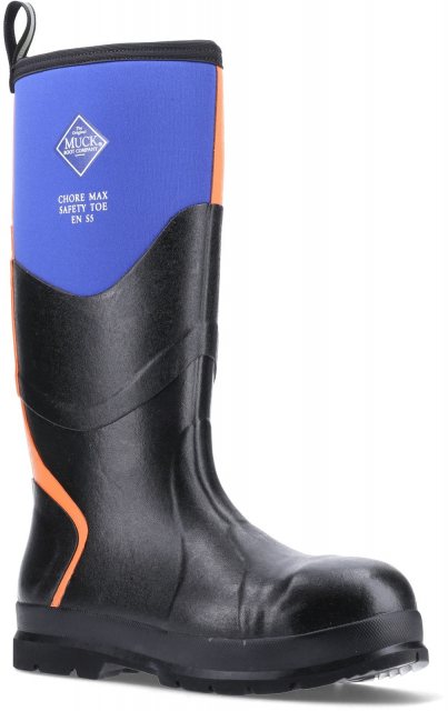 Muck Boot Muck Boots Chore Max S5 Safety Wellington Blue/Orange