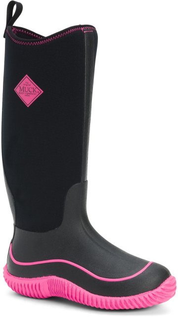 Muck Boot Muck Boots Hale Pull On Wellington Black/Pink