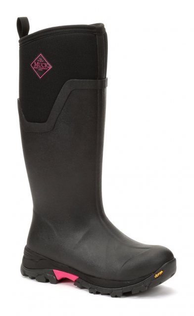 Muck Boot Muck Boots Arctic Ice Tall Wellington Black/Pink