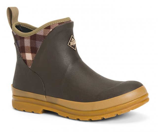 Muck Boot Muck Boots Original Ankle Wellington Brown Plaid