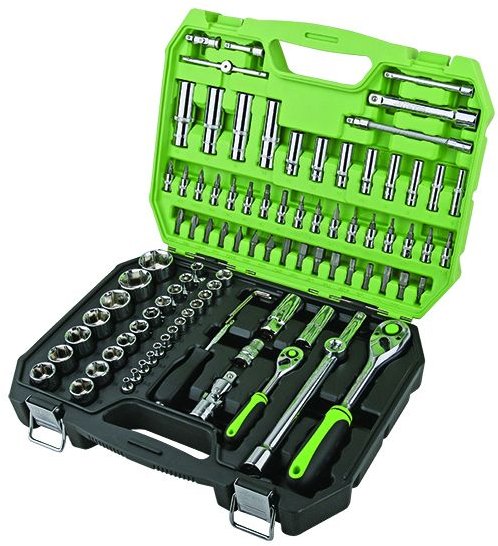 Jefferson Tools Jefferson 1/4" & 1/2" Drive Socket Set 34 Piece