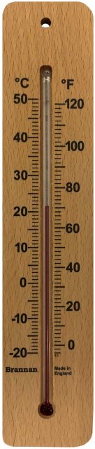 Brannan Wooden Thermometer 215mm