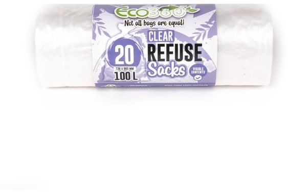 Ecobag Ecobag Drawstring Refuse Sack 100L 20 Pack