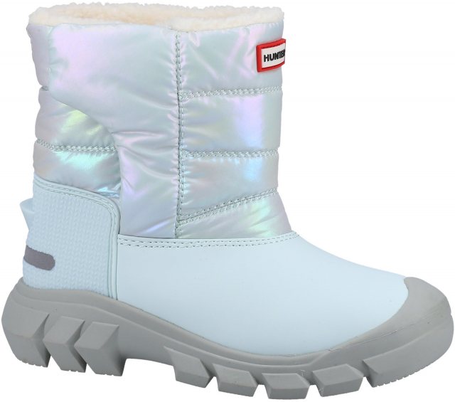 Hunter Hunter Big Kids Intrepid Snow Boot Patter Grey