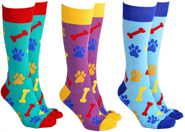 Sock Society Sock Society Phase 10 Bone & Paw Sock Assorted