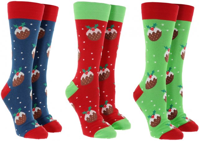 Sock Society Sock Society Xmas Pudding Assorted