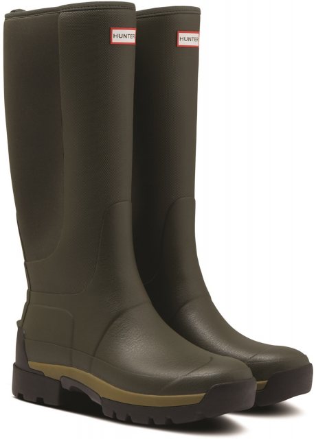 Hunter Hunter Balmoral Hybrid Tall Wellington Olive