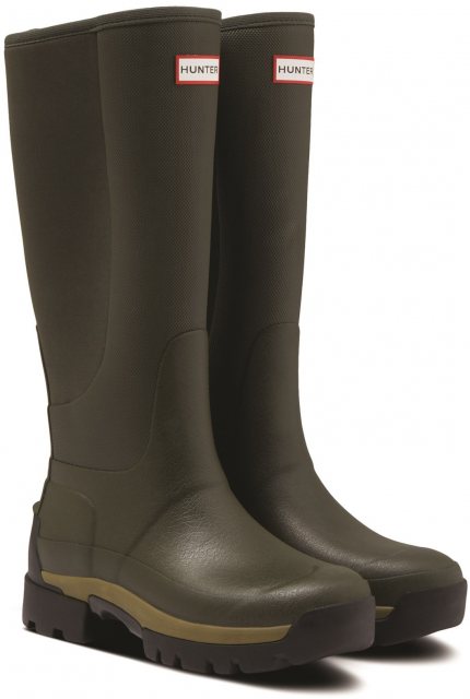 Hunter Hunter Balmoral Hybrid Tall Wellington Olive