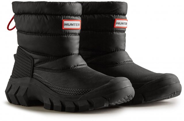 Hunter Hunter Intrepid Short Snow Boot Black