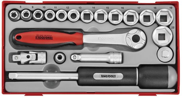 Teng Tools Teng Tools Socket Set 3/8" Driver 19 Piece