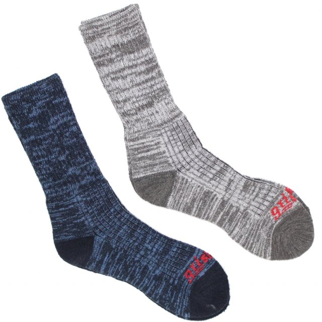 Grisport Grisport Merino Wool Sock Navy/Grey 2 Pack