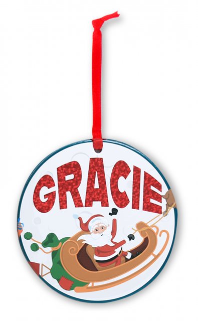 Personalised Bauble Christmas Card G Christmas Cards